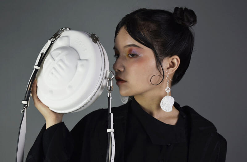 Portable EVA Circular Handbag