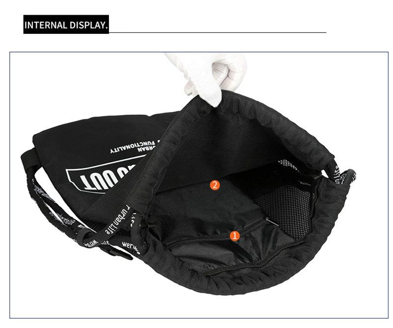 Custom nylon drawstring bag